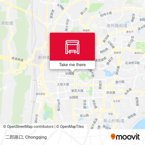 二郎路口 map