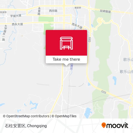 石柱安置区 map