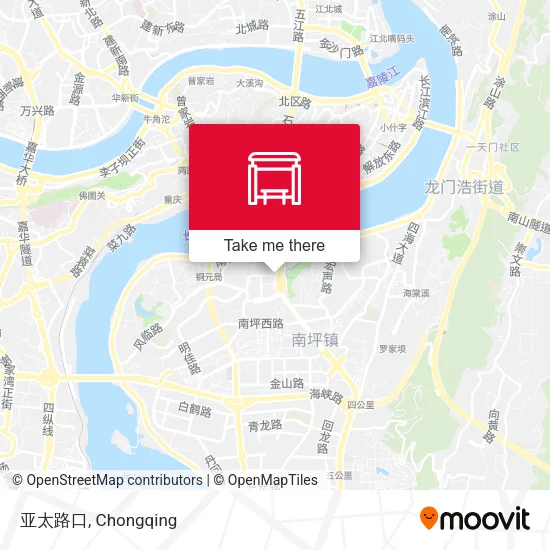 亚太路口 map