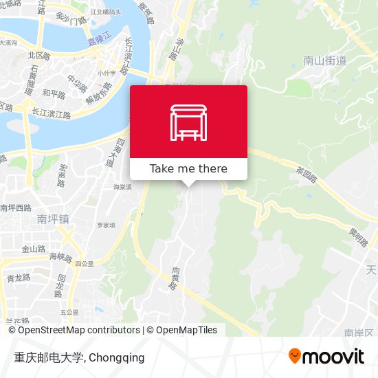 重庆邮电大学 map