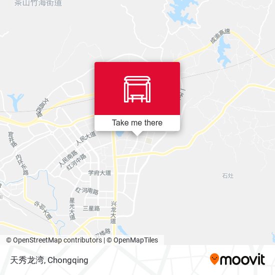 天秀龙湾 map