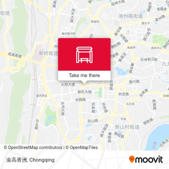 渝高香洲 map