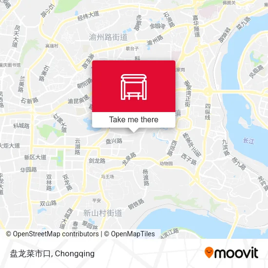 盘龙菜市口 map