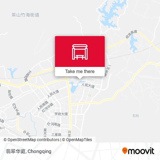 翡翠华庭 map