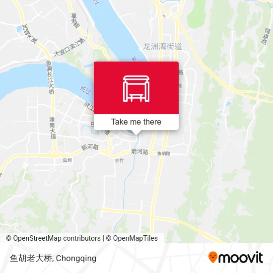 鱼胡老大桥 map