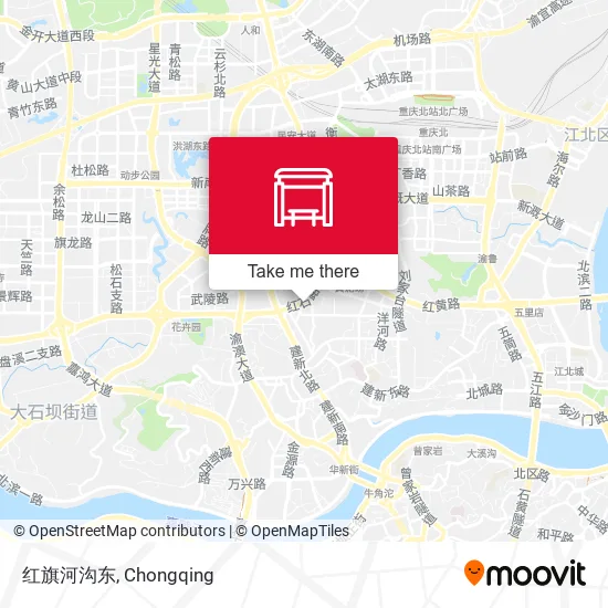 红旗河沟东 map