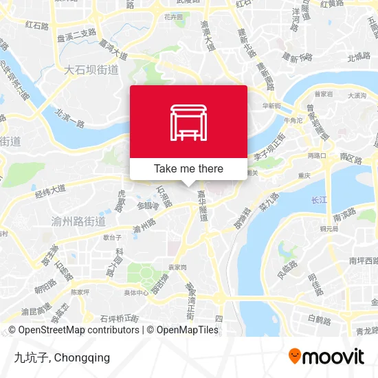 九坑子 map