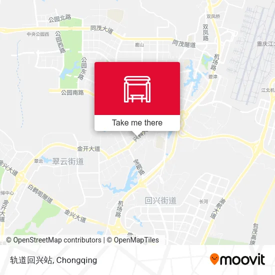 轨道回兴站 map