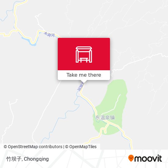 竹坝子 map
