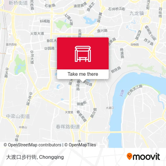 大渡口步行街 map