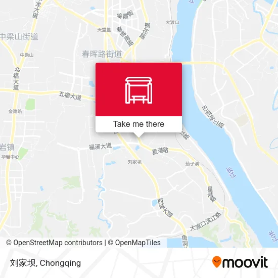 刘家坝 map