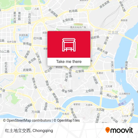 红土地立交西 map