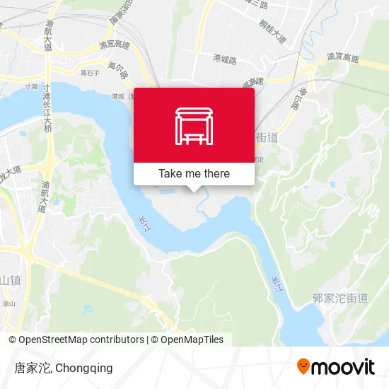 唐家沱 map