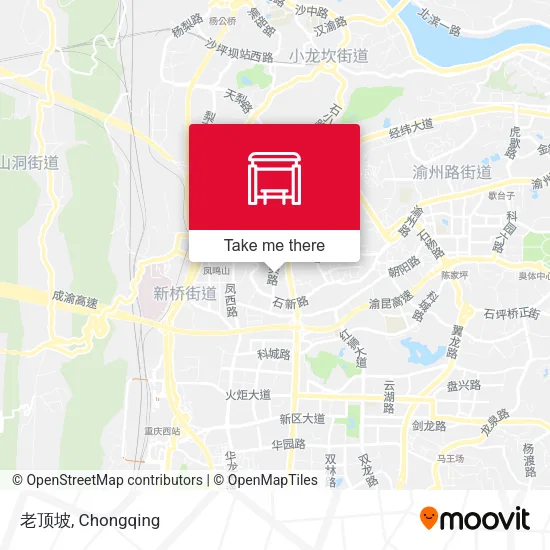 老顶坡 map