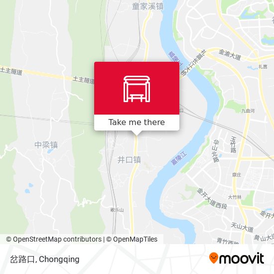 岔路口 map
