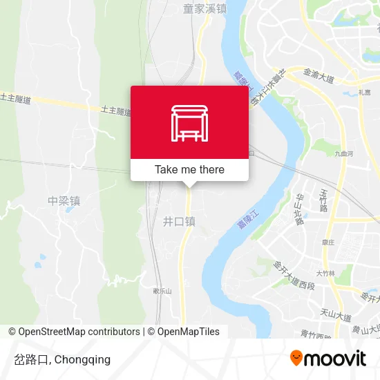 岔路口 map