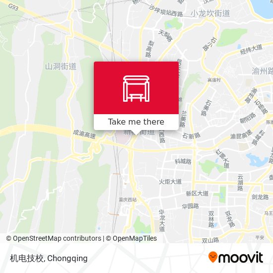 机电技校 map