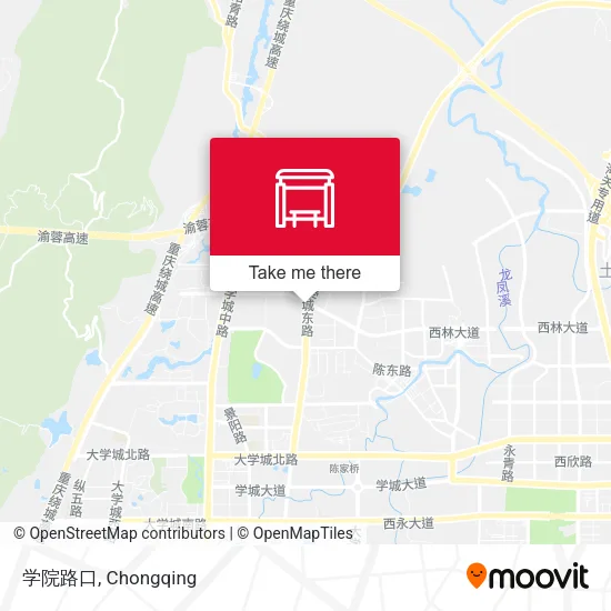 学院路口 map