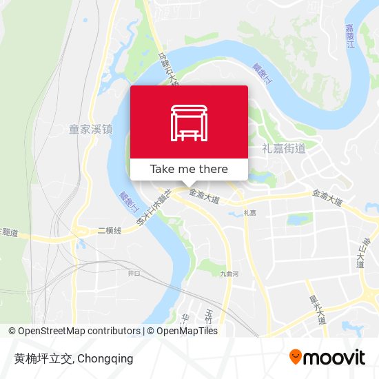 黄桷坪立交 map