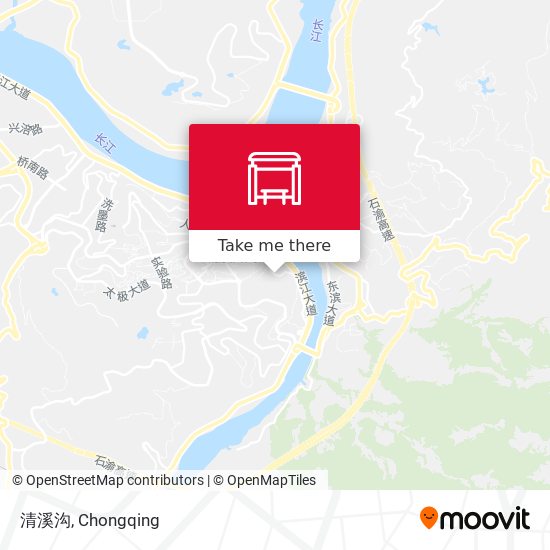 清溪沟 map