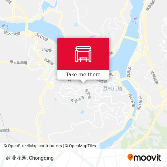 建业花园 map