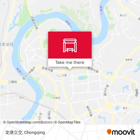 龙塘立交 map
