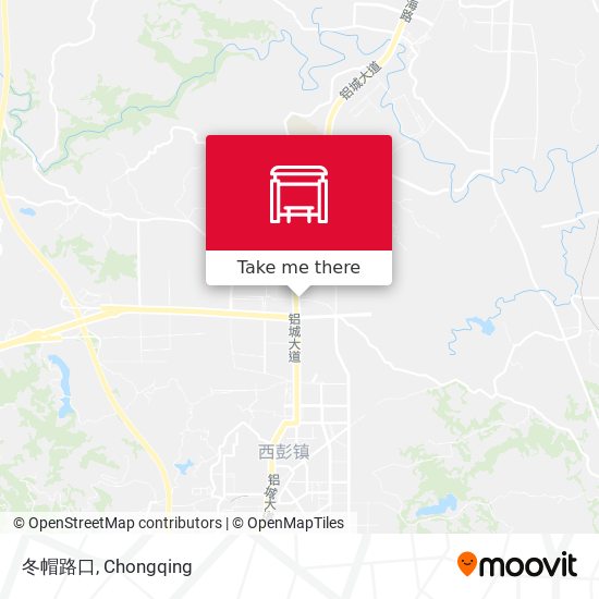 冬帽路口 map