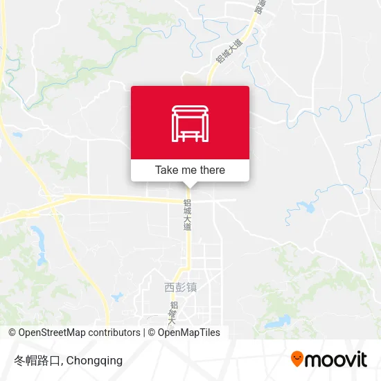 冬帽路口 map