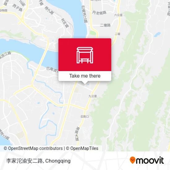 李家沱渝安二路 map