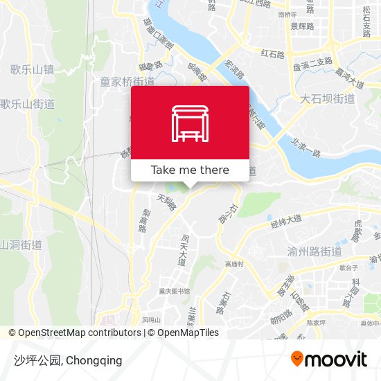 沙坪公园 map