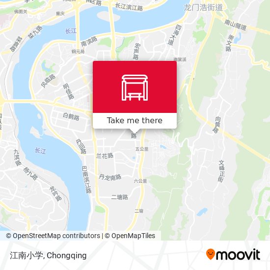 江南小学 map