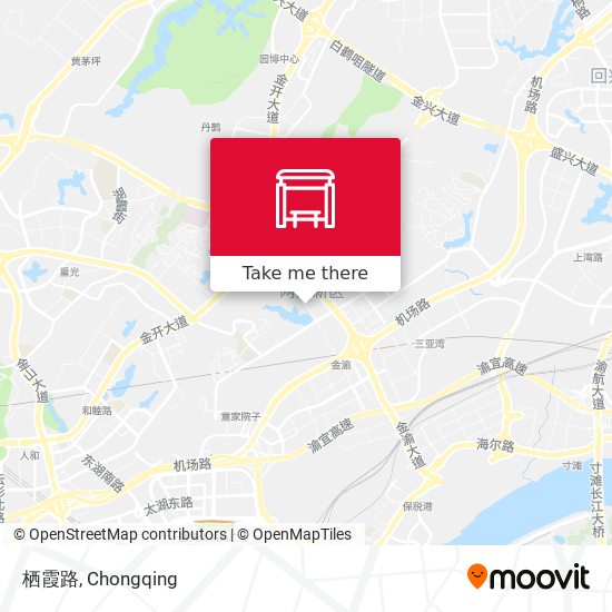 栖霞路 map