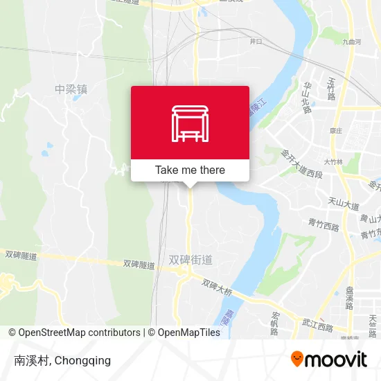 南溪村 map