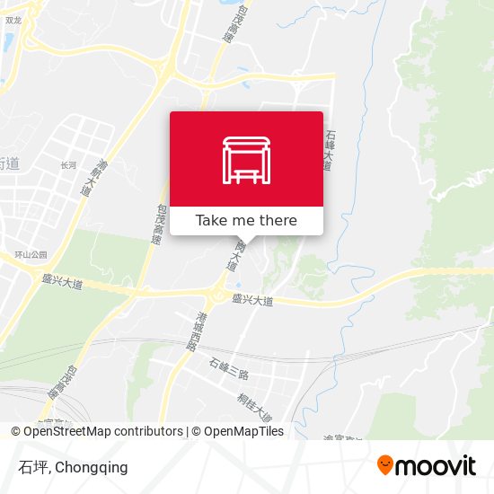 石坪 map