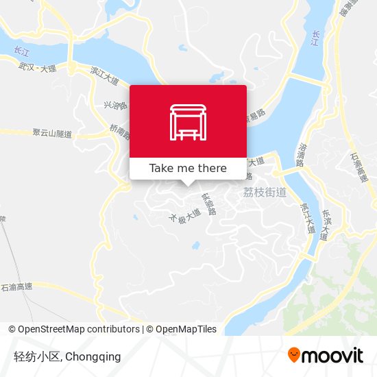 轻纺小区 map