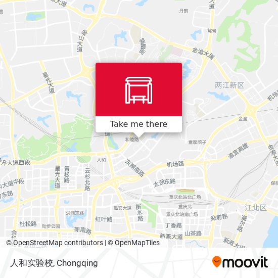 人和实验校 map