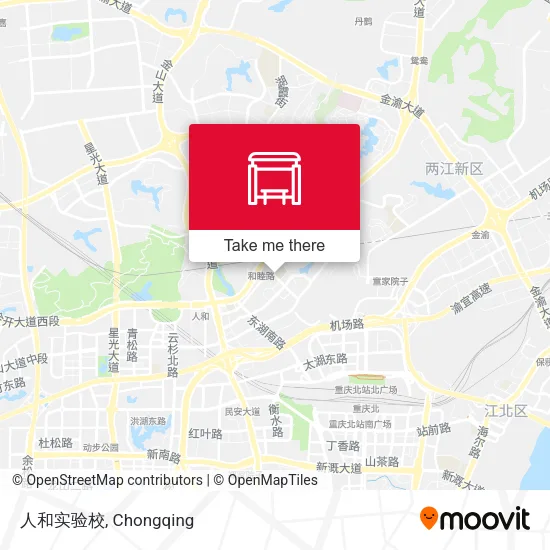 人和实验校 map