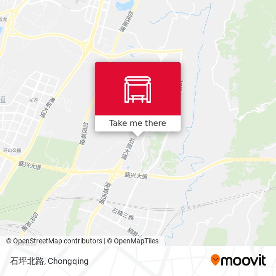石坪北路 map