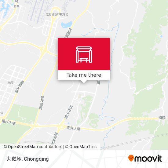 大岚垭 map