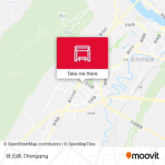 状元碑 map