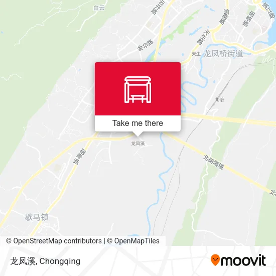 龙凤溪 map
