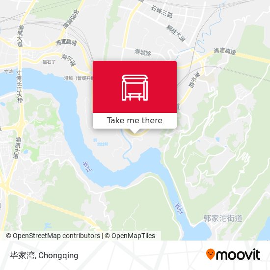 毕家湾 map