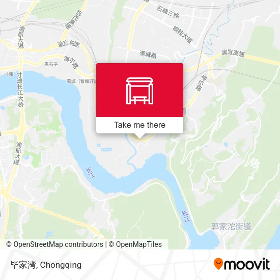 毕家湾 map