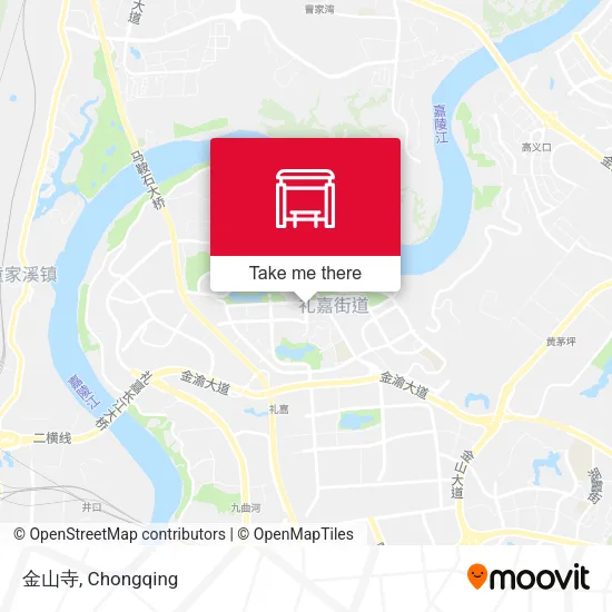 金山寺 map