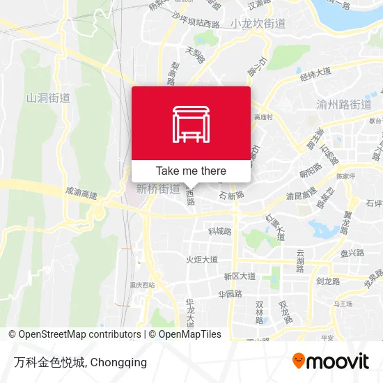 万科金色悦城 map