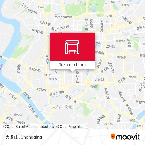 大龙山 map