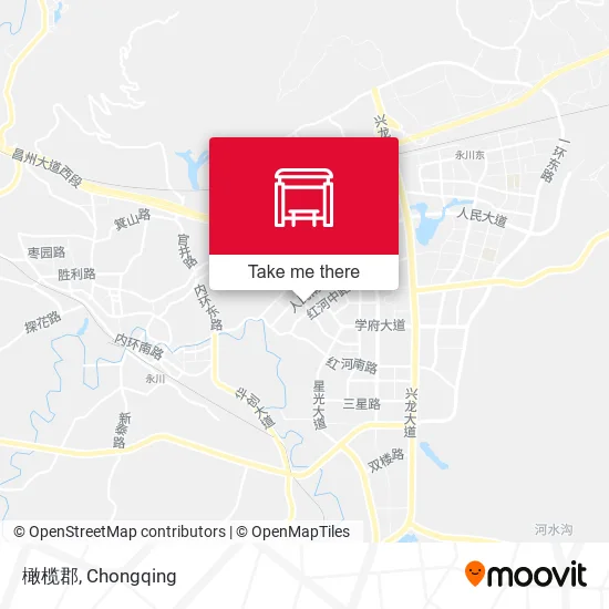 橄榄郡 map