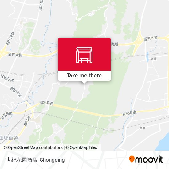 世纪花园酒店 map