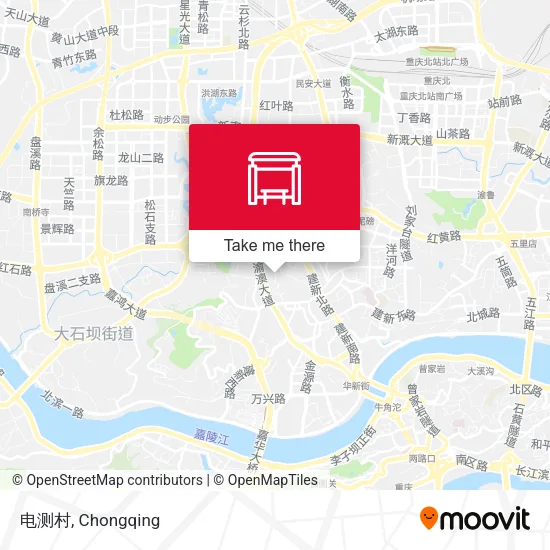 电测村 map