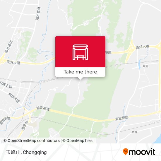 玉峰山 map